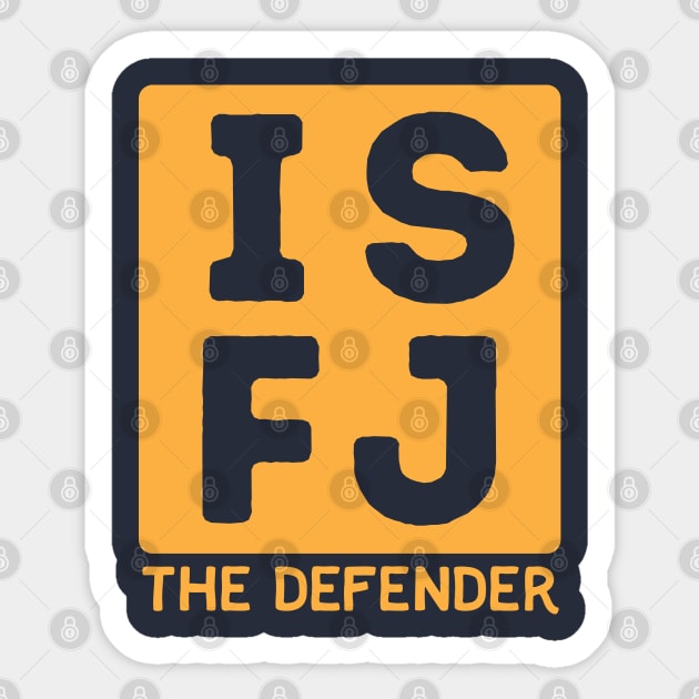 ISFJ Sticker by Teeworthy Designs